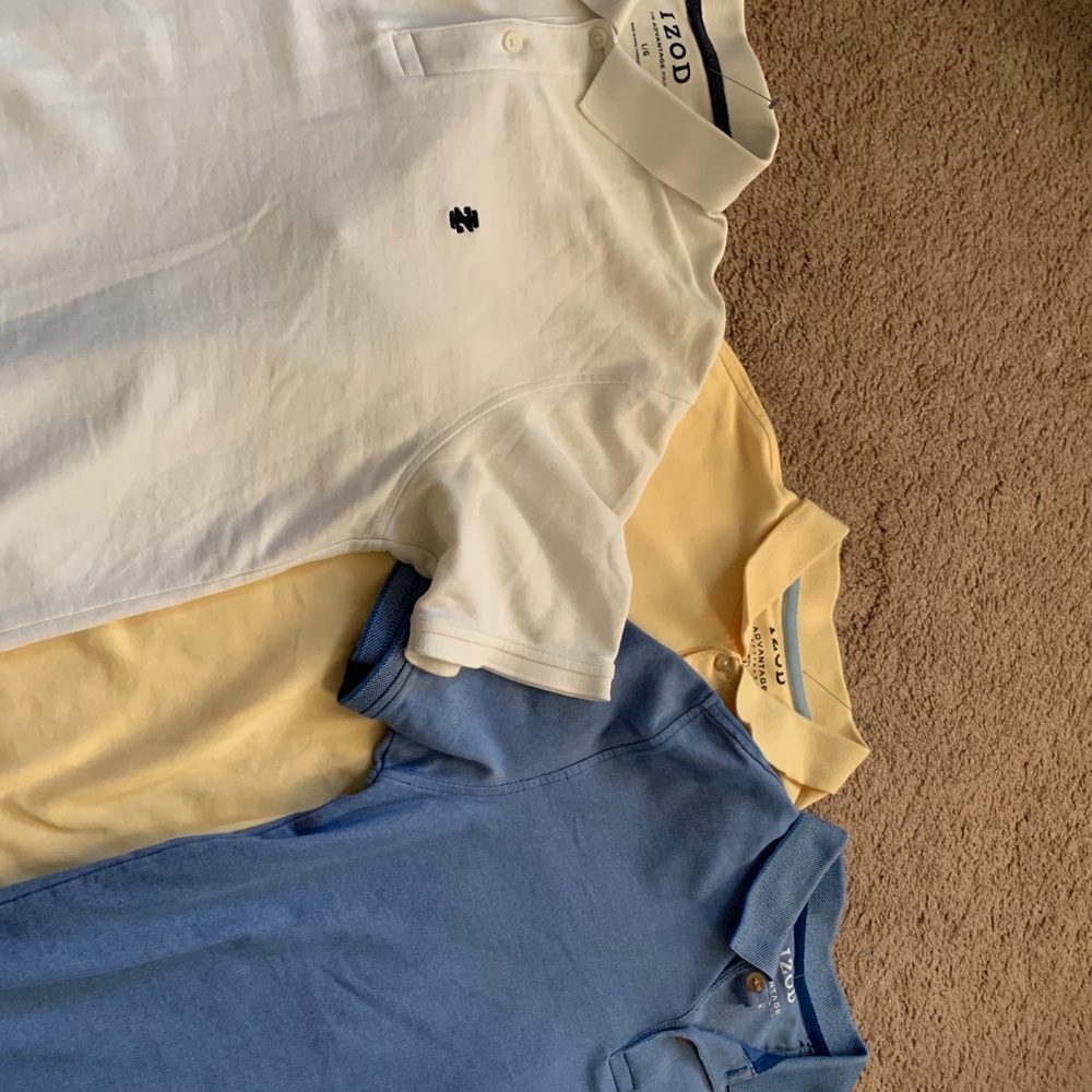 Men’s IZOD Polo Shirts BUNDLE